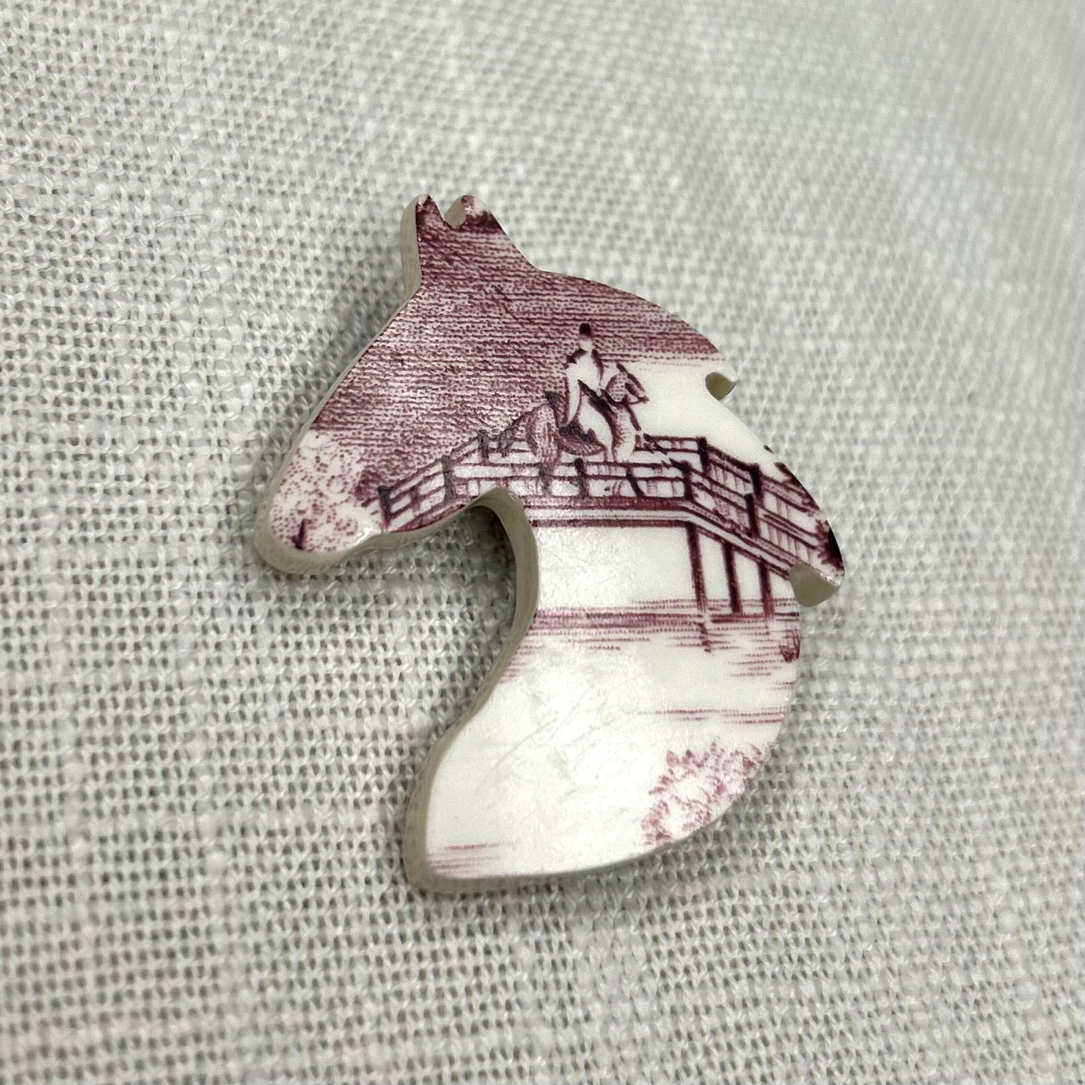 Mid-Century Horse Brooch M