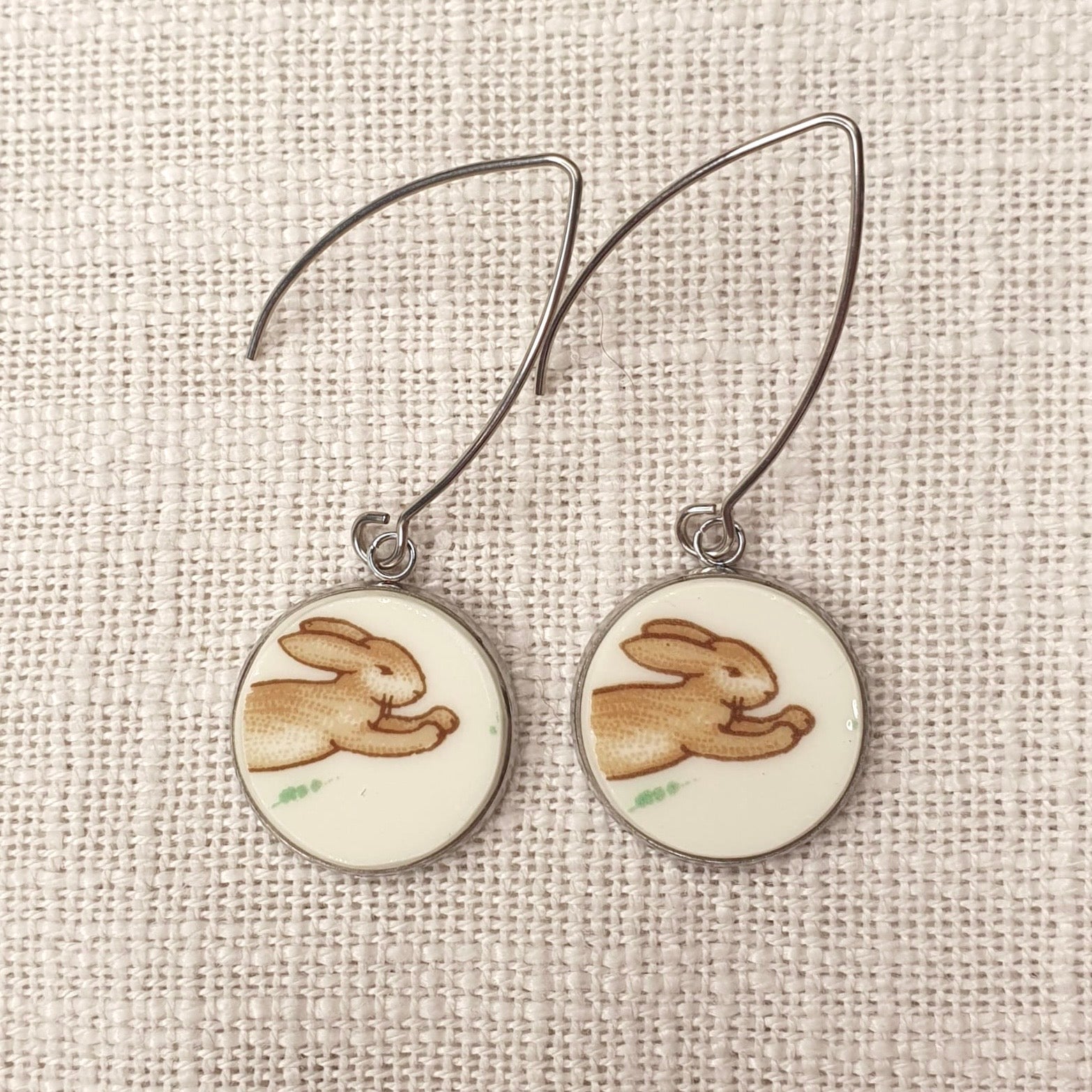 Royal Doulton ‘Bunnykins’ Hooks Dangly Earrings S