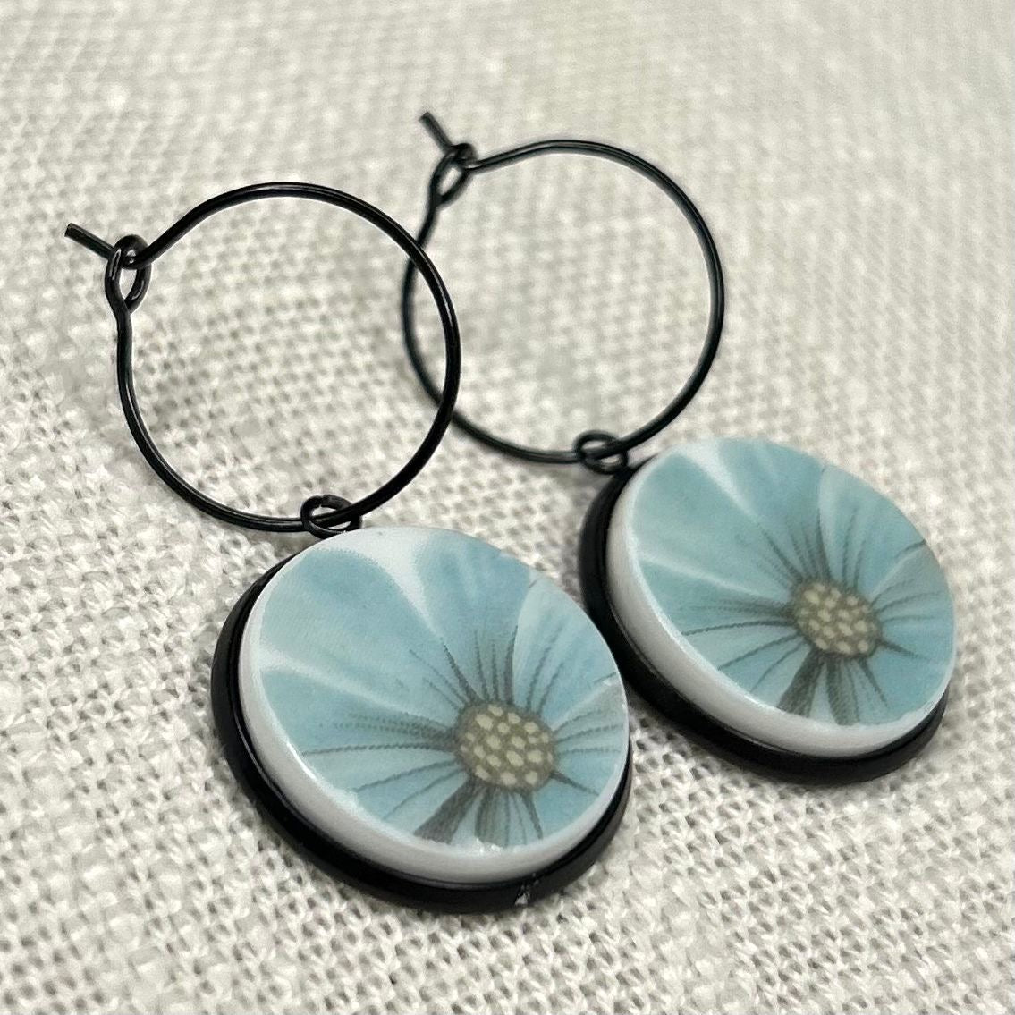 1967-79 Norikake ‘Alouette’ Hoops Dangly Earrings BM