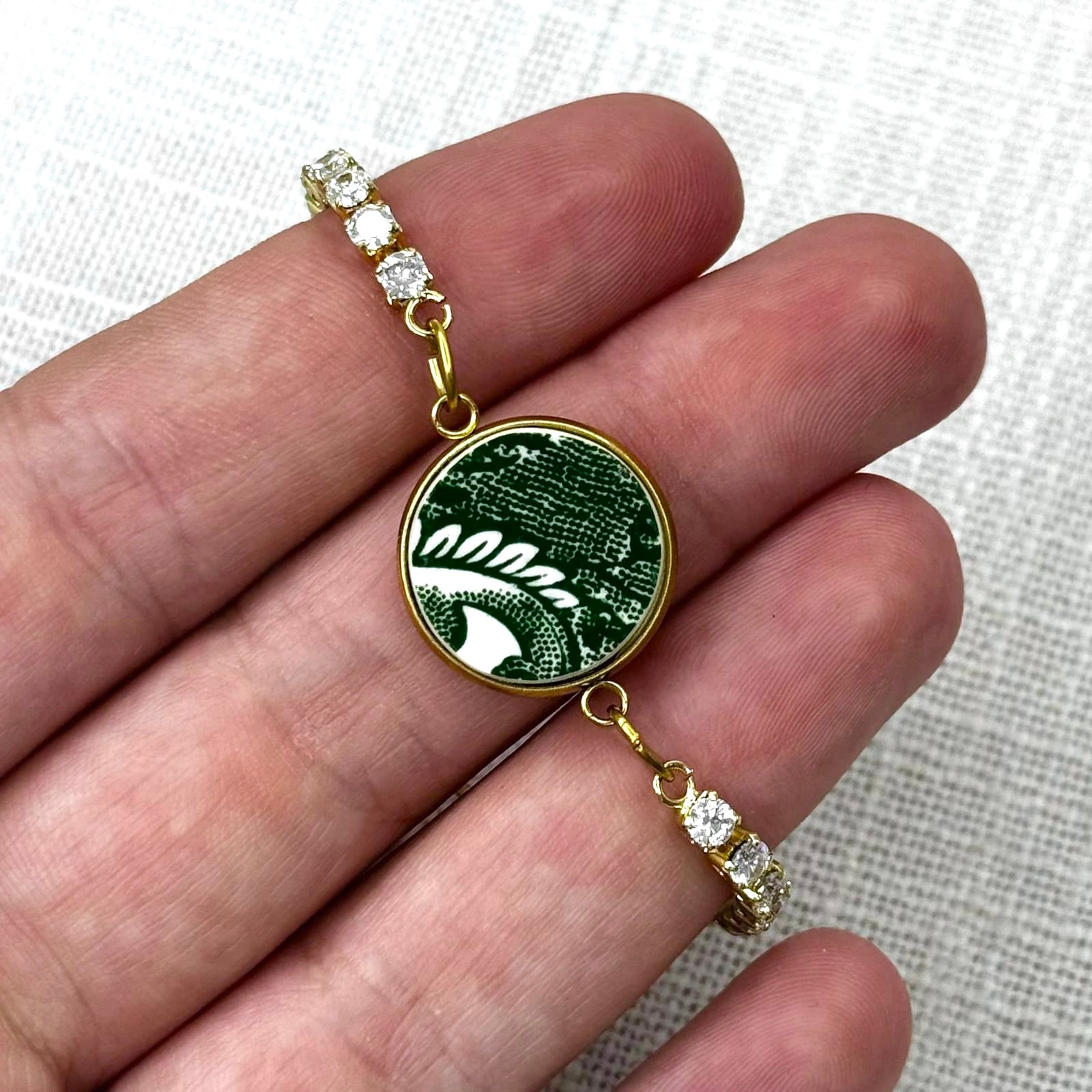 1960’s English Ironstone Adjustable Bracelet Y