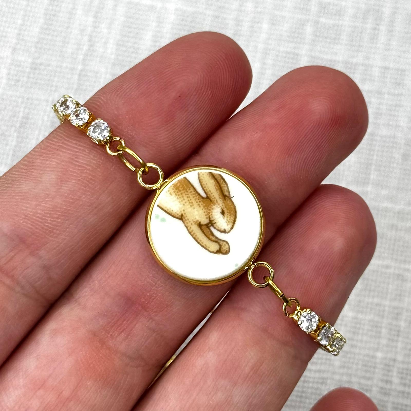 1970’s Royal Doulton ‘Bunnykins’ Adjustable Bracelet Y