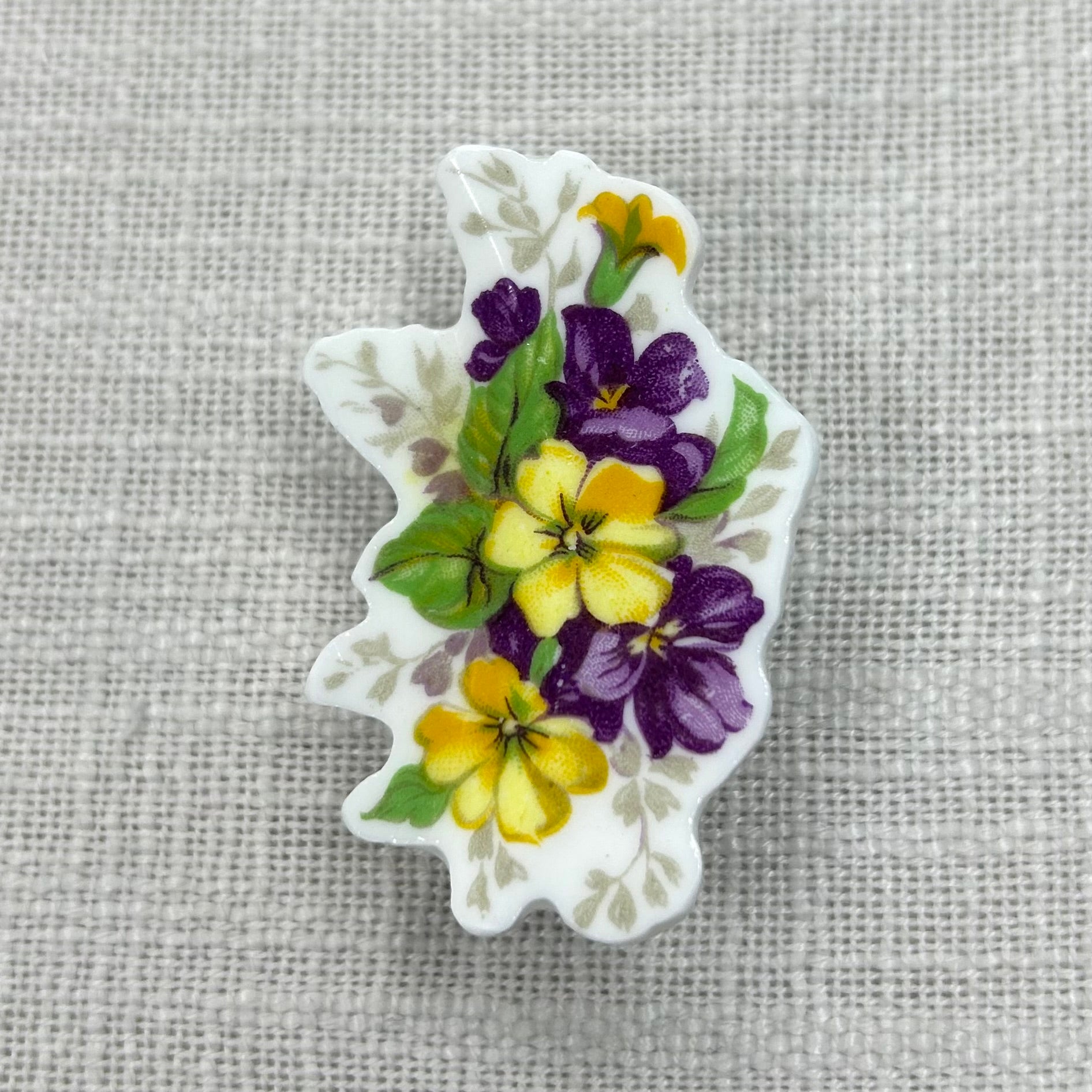 1950’s Old Royal China Floral Brooch
