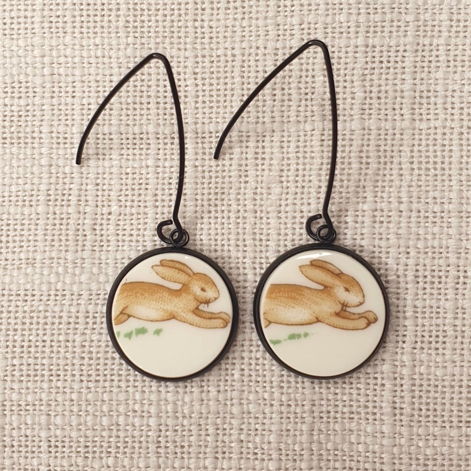 Royal Doulton ‘Bunnykins’ Hooks Dangly Earrings B