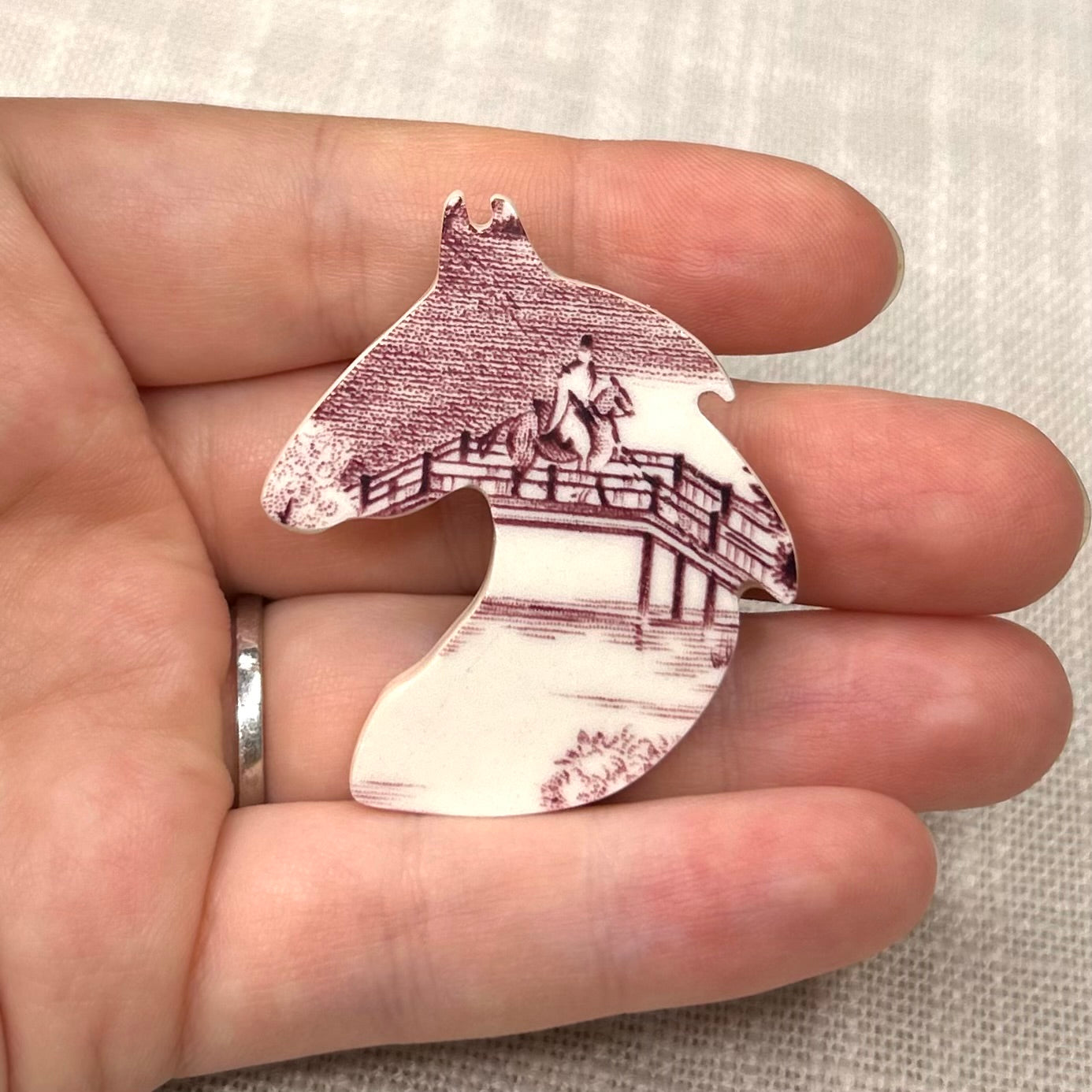 Mid-Century Horse Brooch M