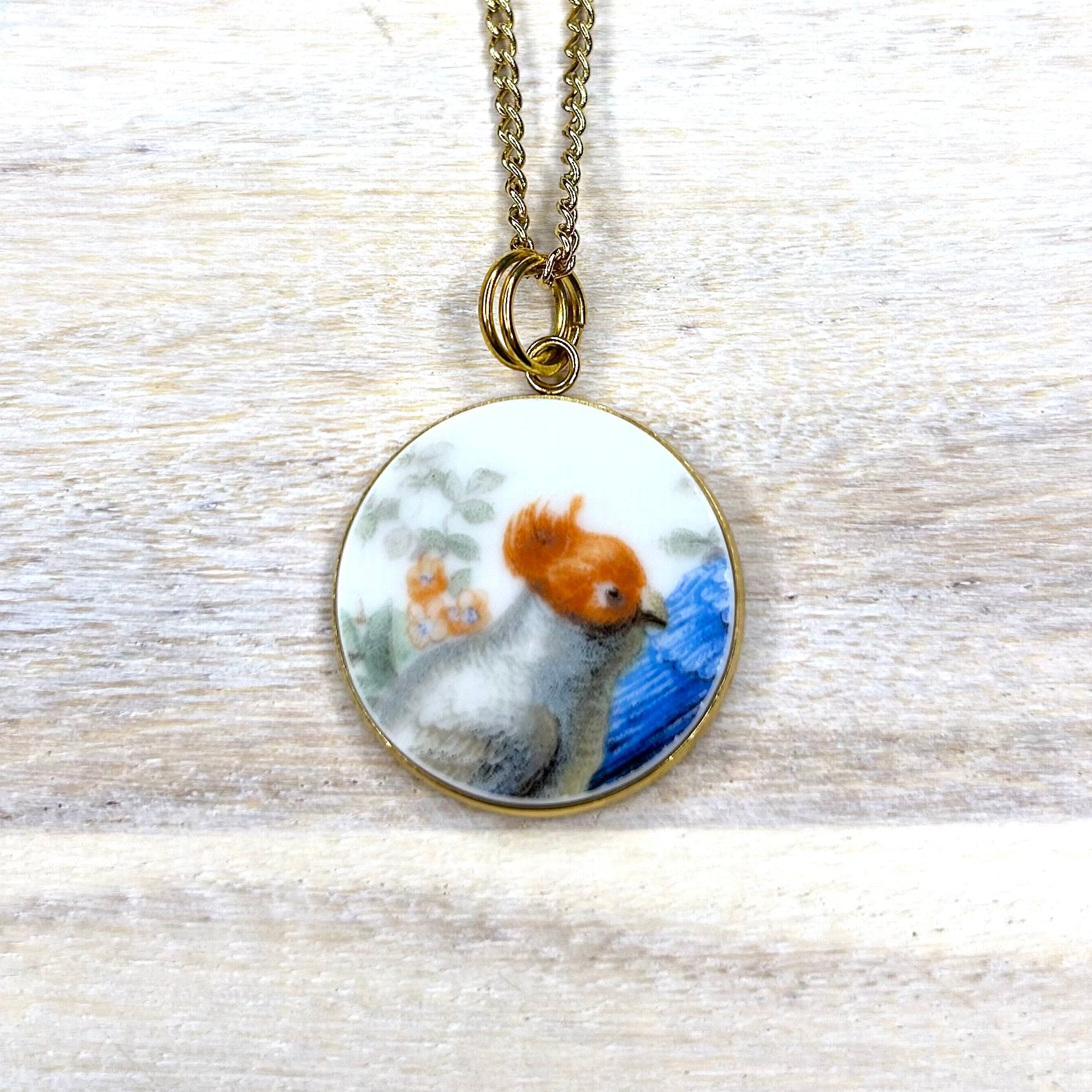 1990’s Bird Pendant Necklace Y