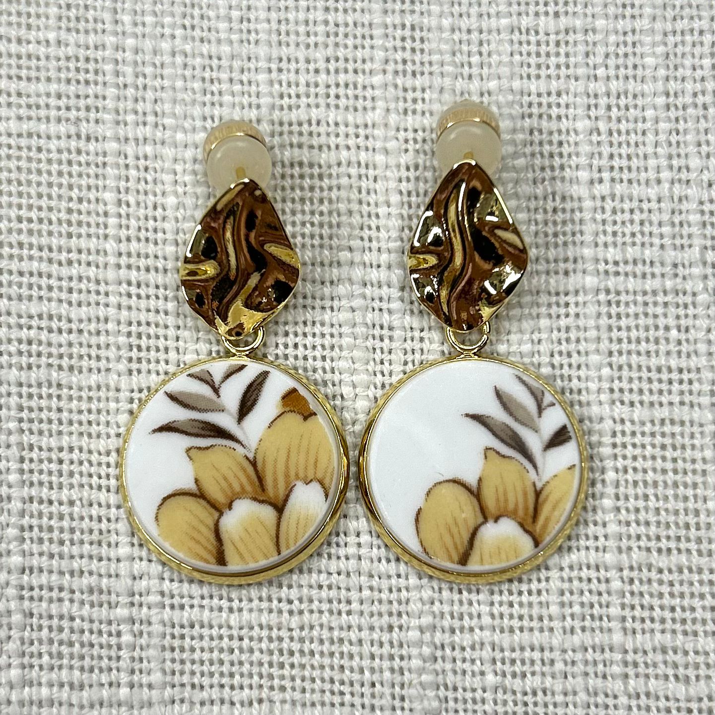 1950’s Queen Anne Stud Dangly Earrings YM
