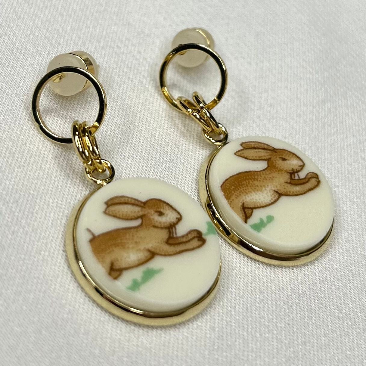 Bunnykins by Royal Doulton Stud Dangly Earrings YM