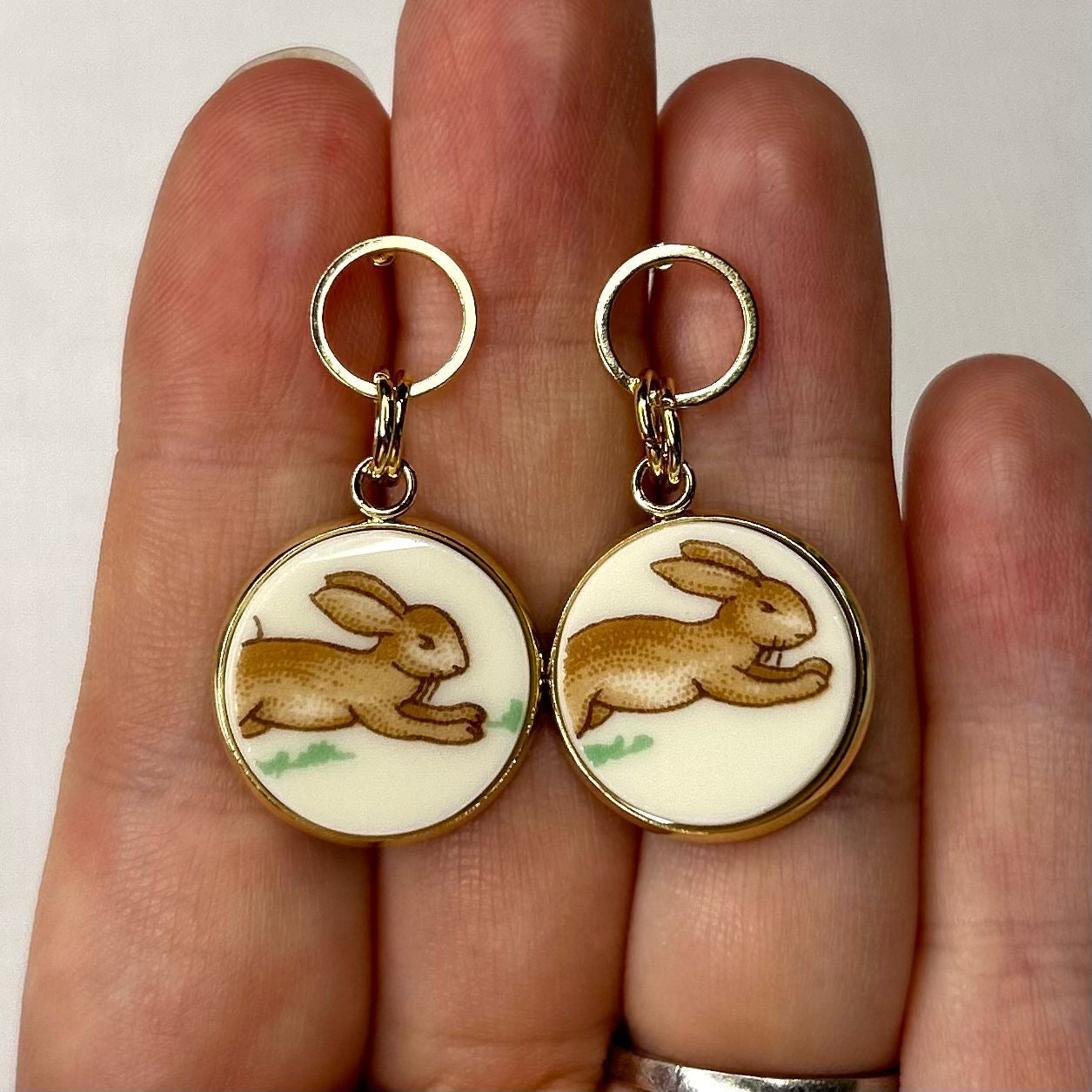 Bunnykins by Royal Doulton Stud Dangly Earrings YM
