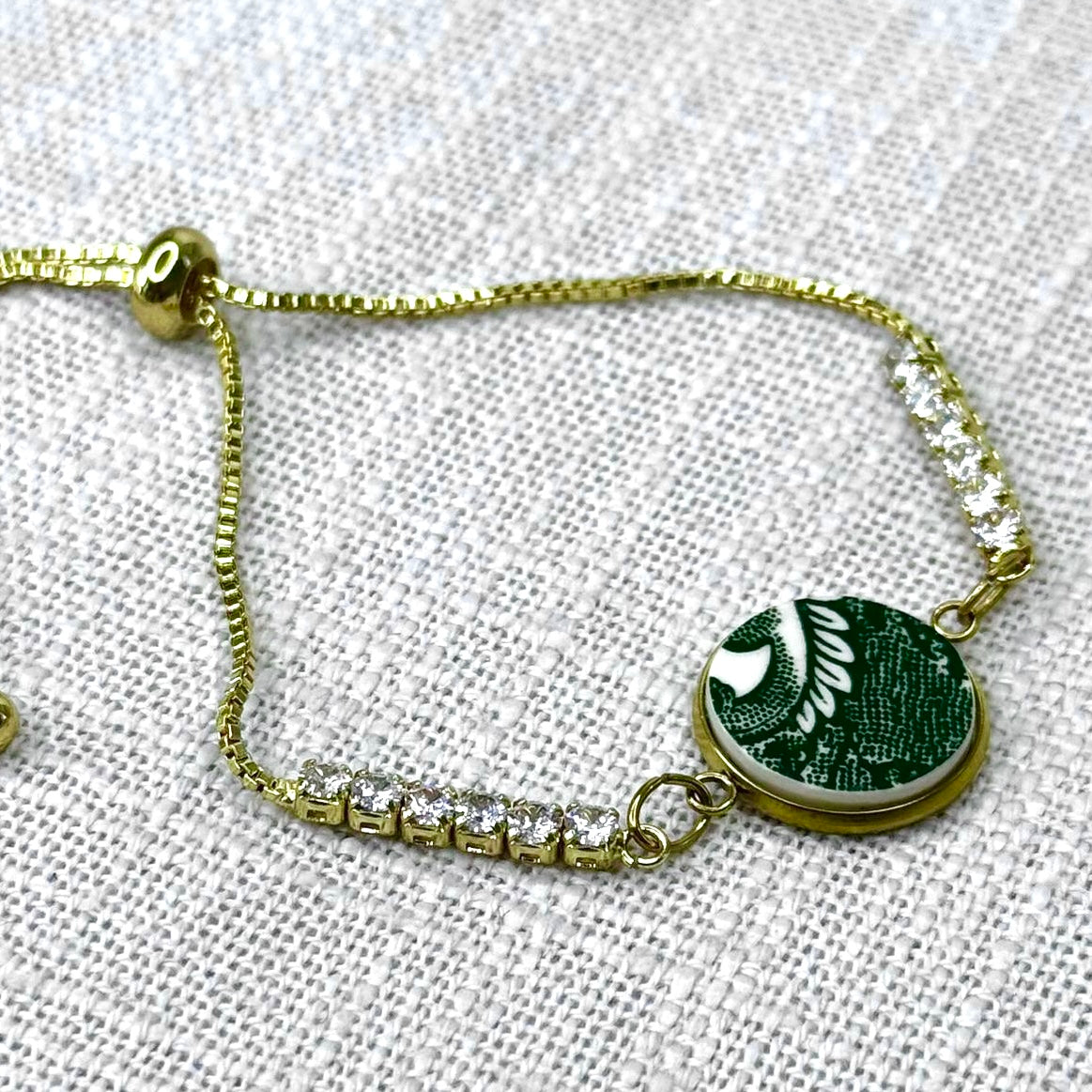 1960’s English Ironstone Adjustable Bracelet Y