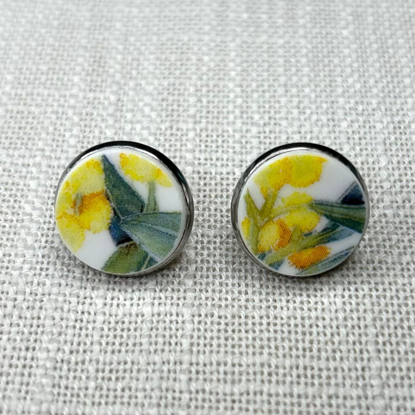 2000’s Dan Samuels Wattle Stud Earrings SM