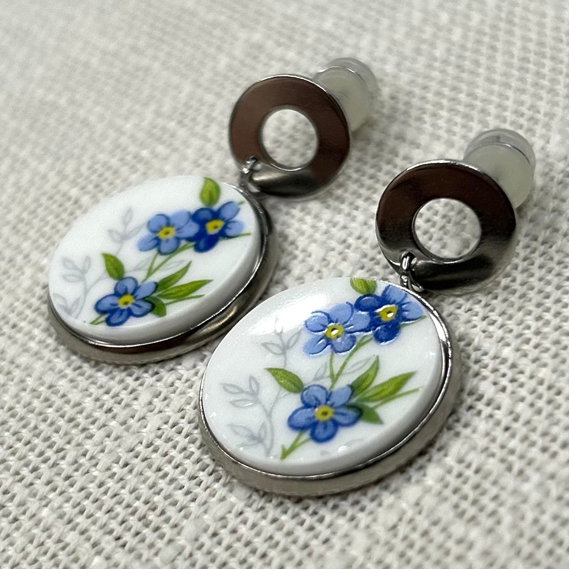 1950’s Queen Anne ‘Sonata’ Stud Dangly Earrings SM