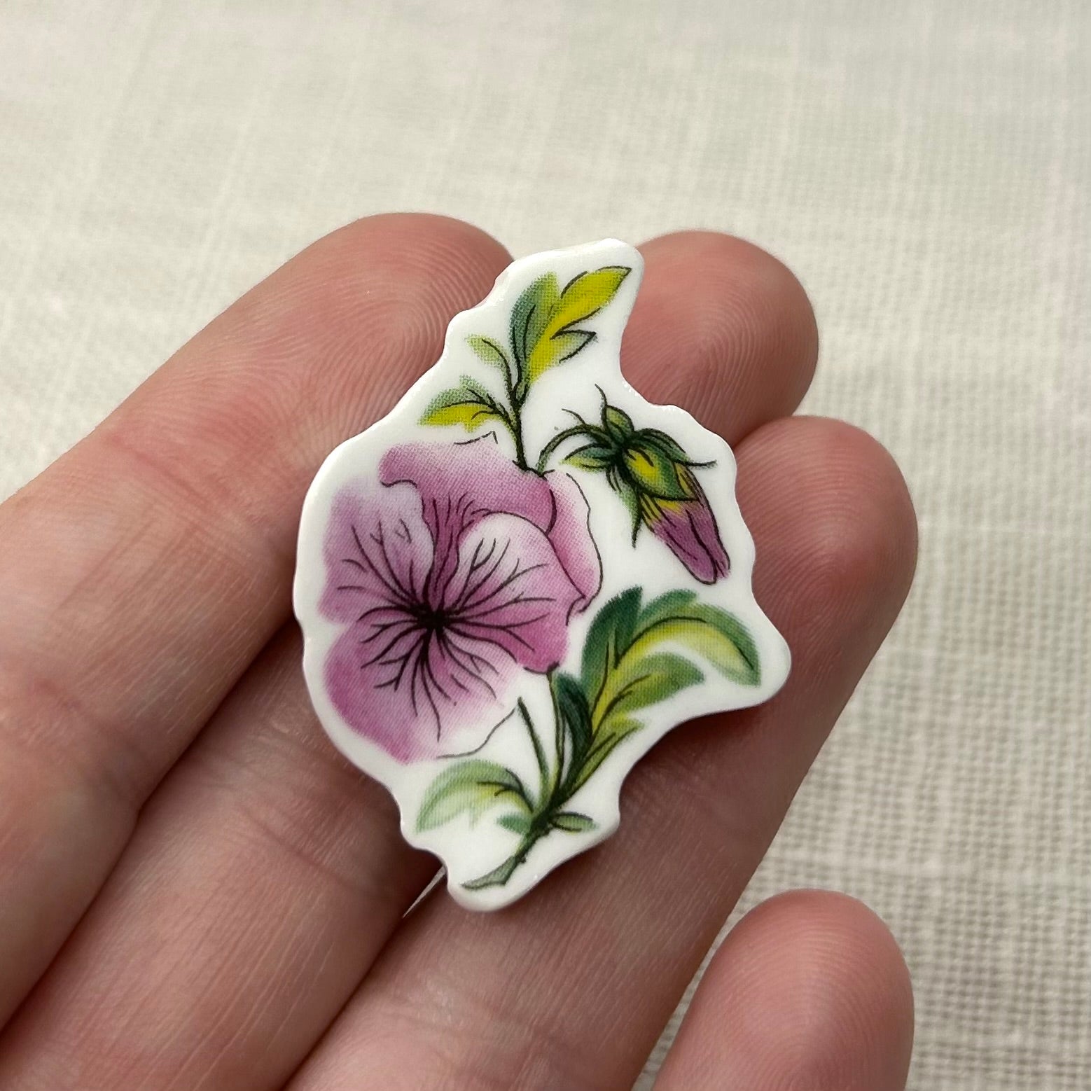 1980’s Regency China Floral Brooch
