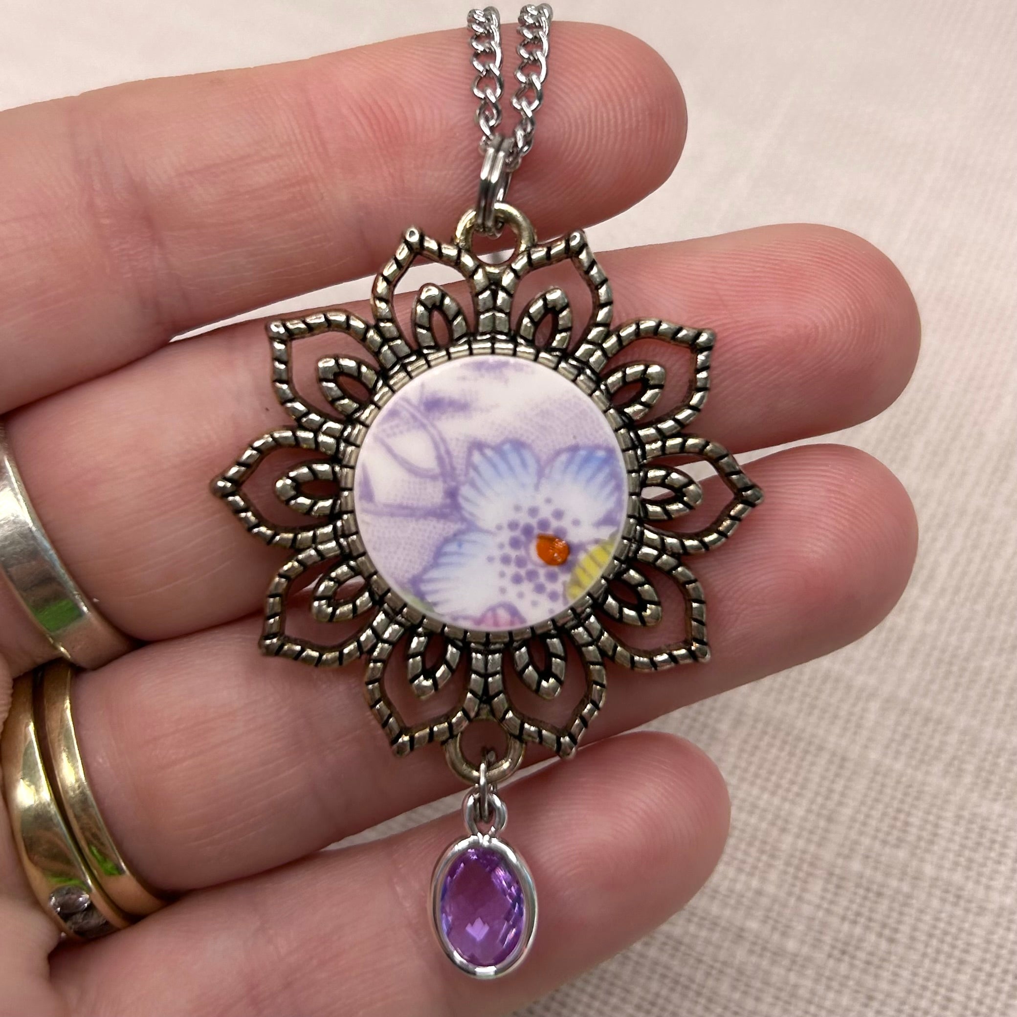 1940’s Colclough Pendant Necklace