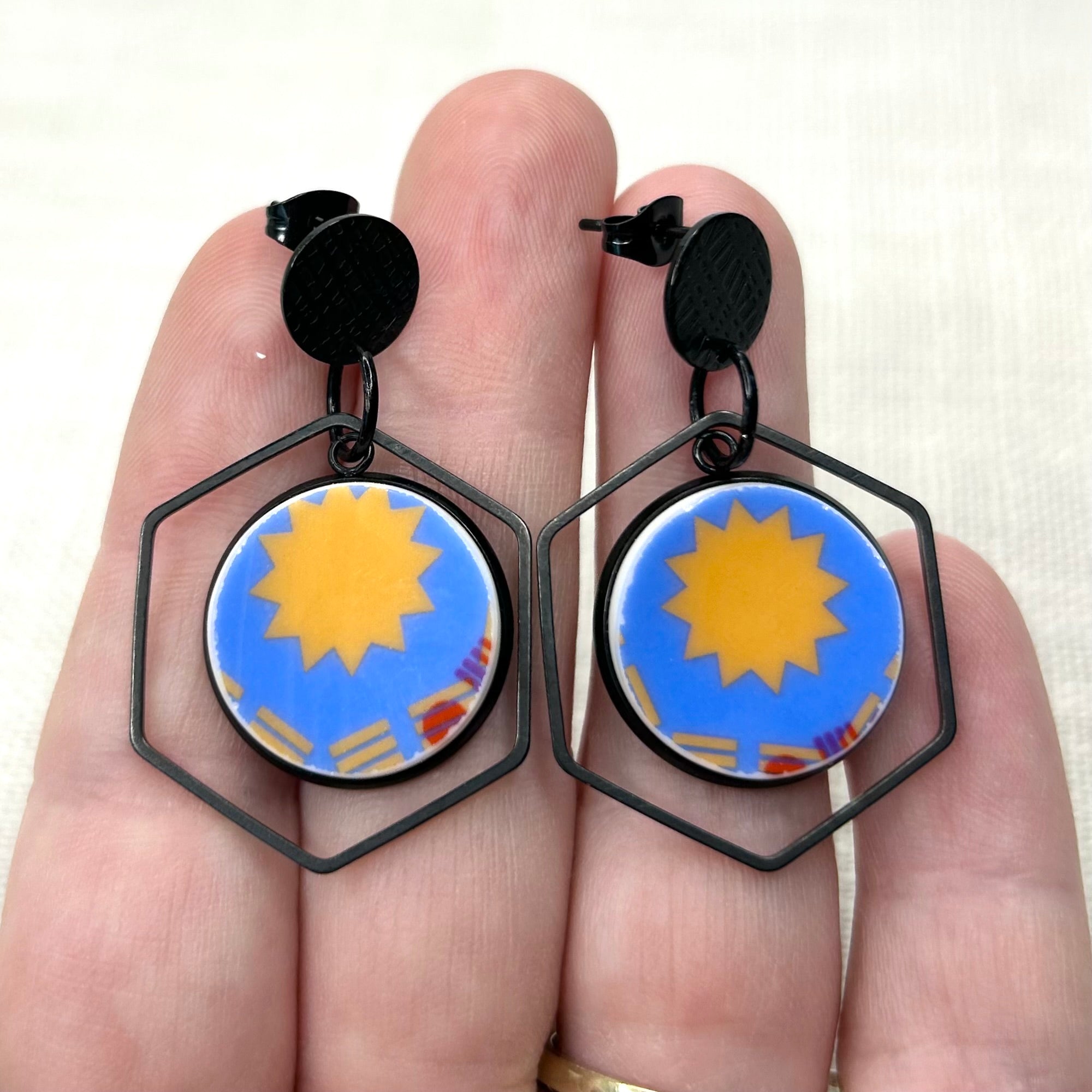2000’s T2 Stud Dangly Earrings B