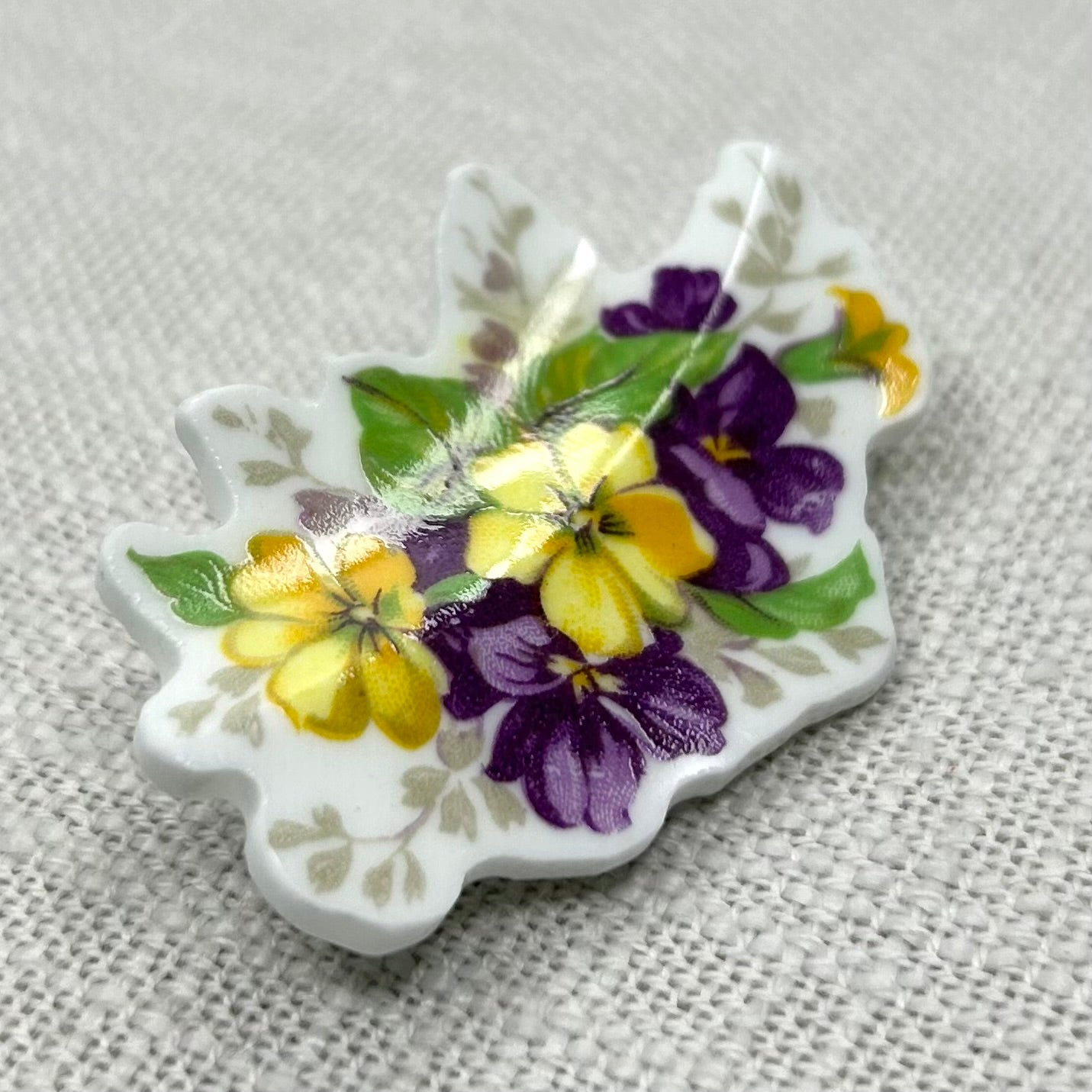 1950’s Old Royal China Floral Brooch