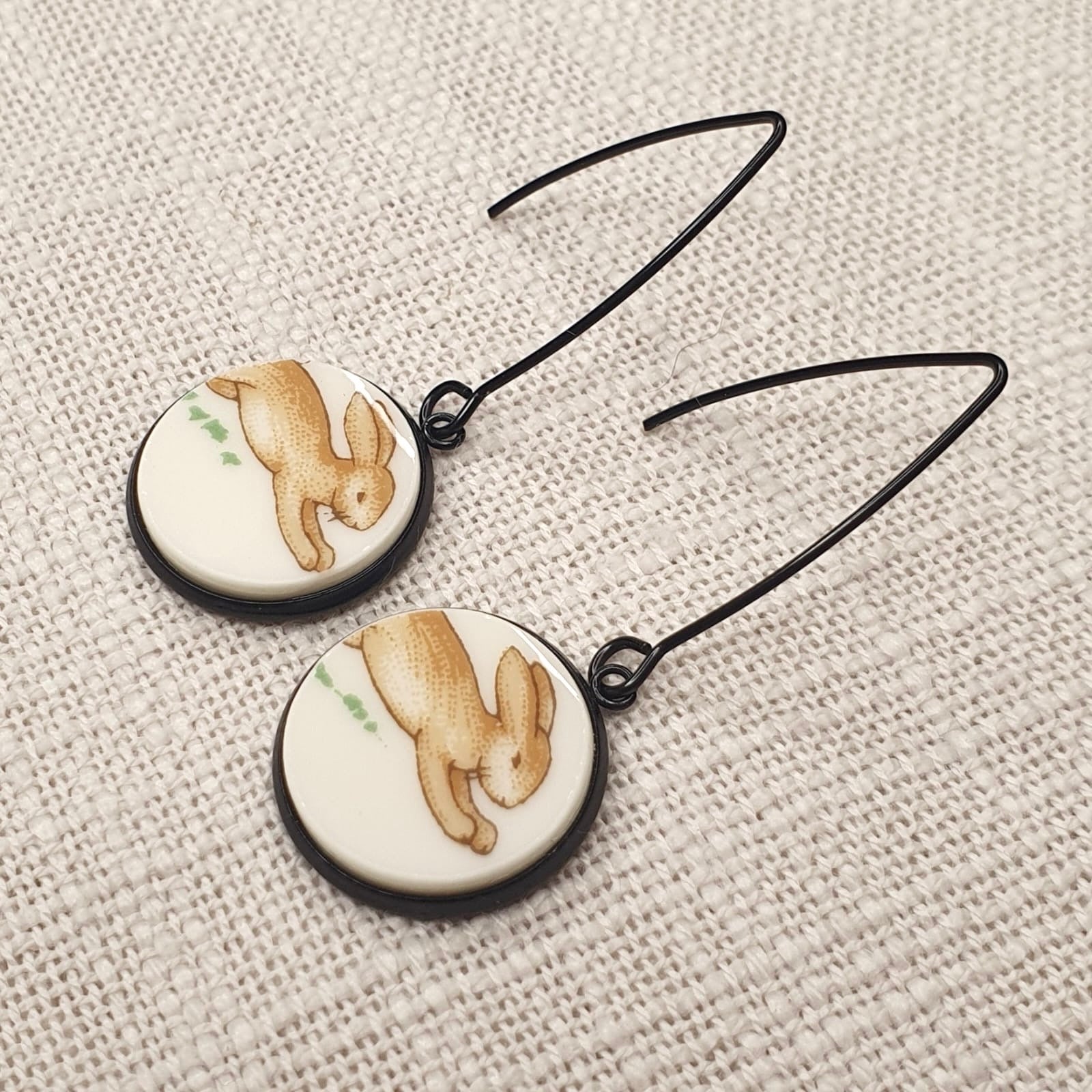 Royal Doulton ‘Bunnykins’ Hooks Dangly Earrings B