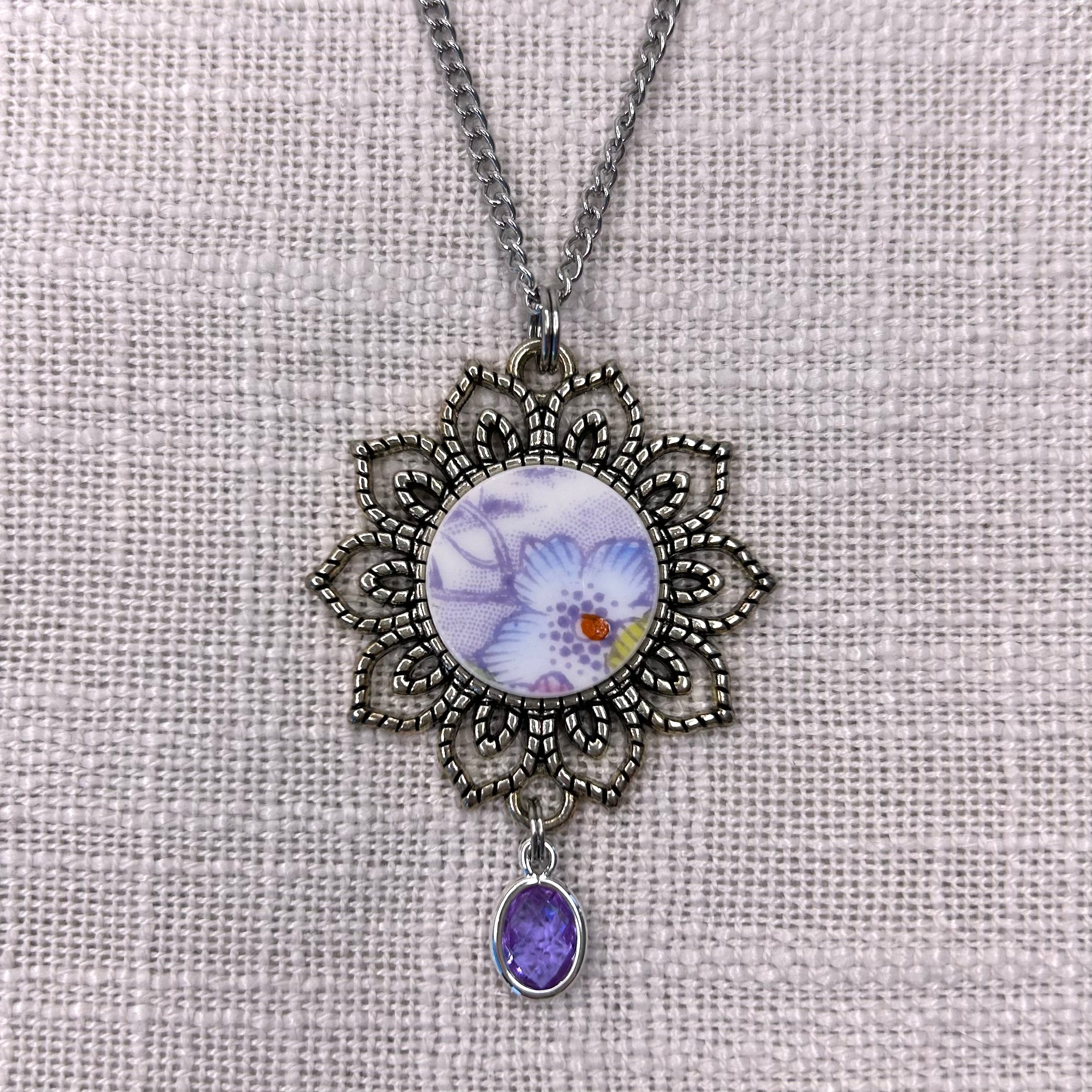 1940’s Colclough Pendant Necklace