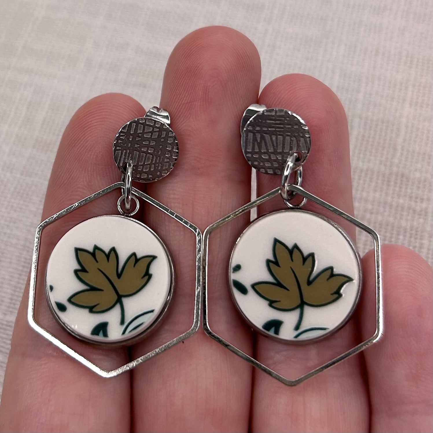 1970’s Royal Doulton Stud Dangly Earrings S