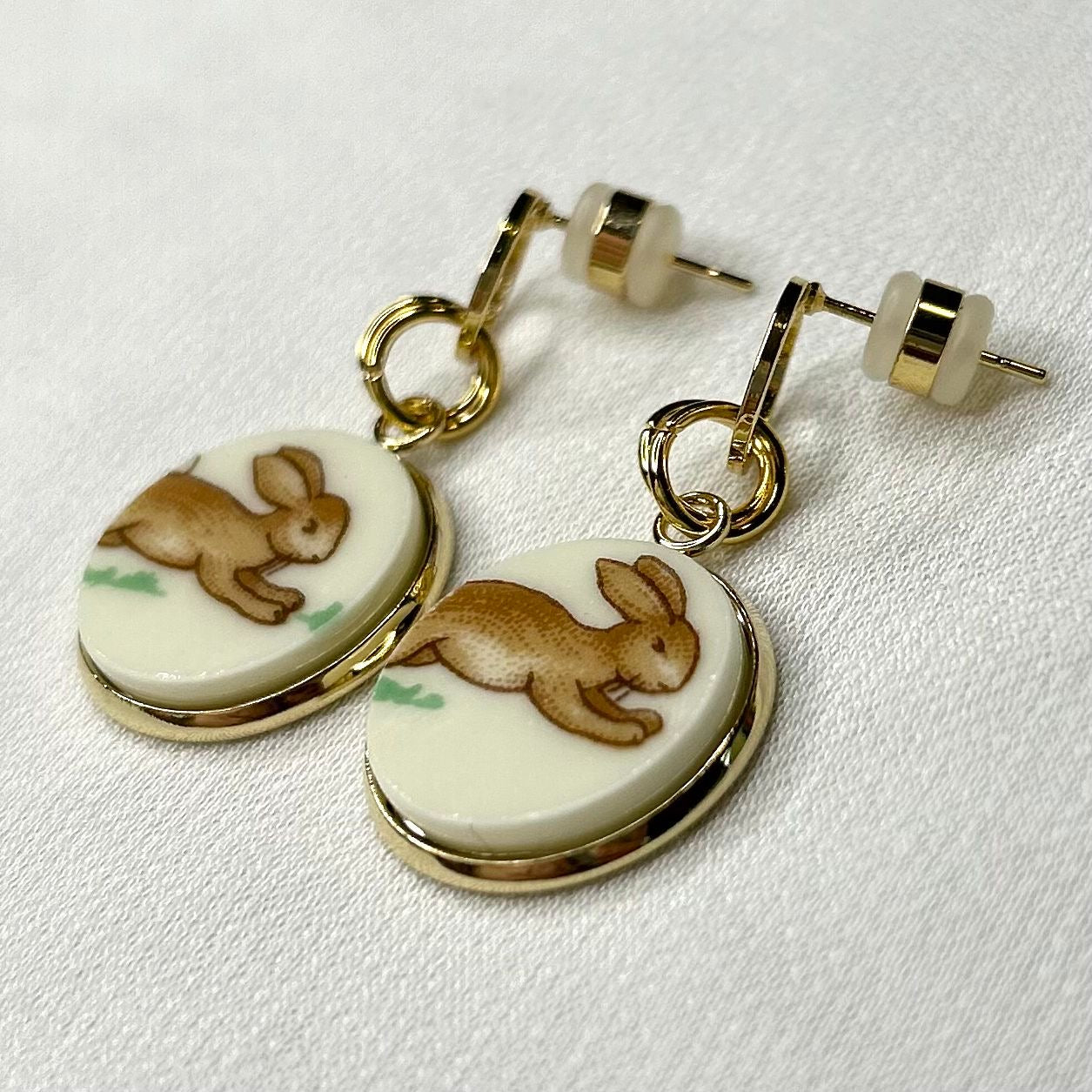 Bunnykins by Royal Doulton Stud Dangly Earrings YM