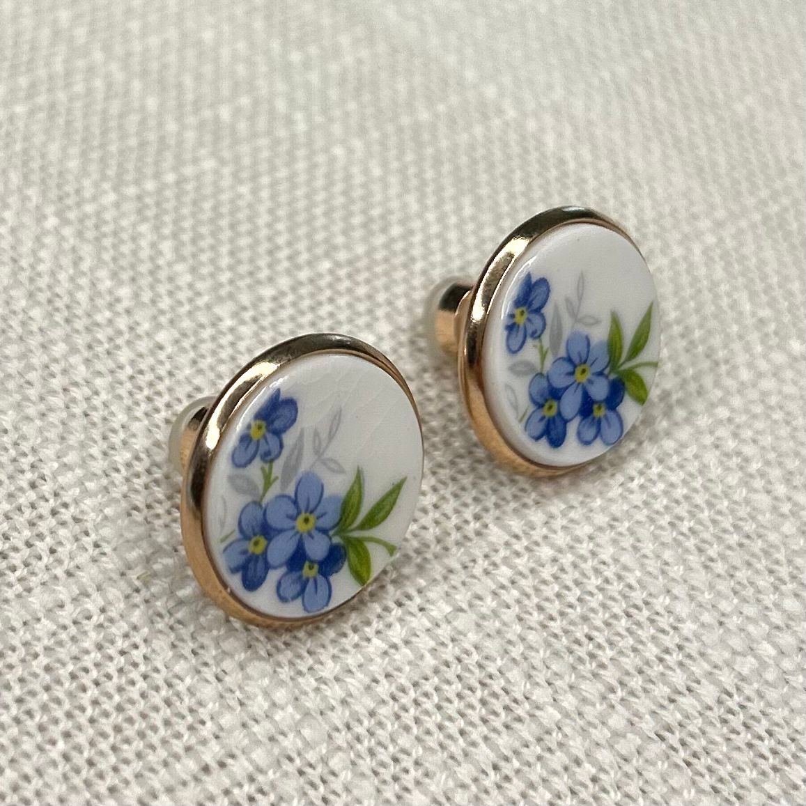 1950’s Queen Anne ‘Sonata’ Stud Earrings RM