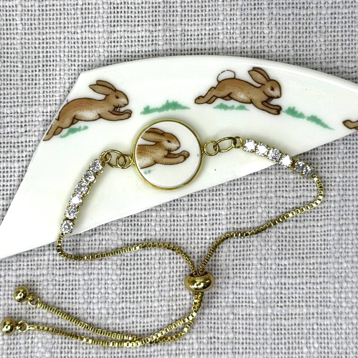 1970’s Royal Doulton ‘Bunnykins’ Adjustable Bracelet Y