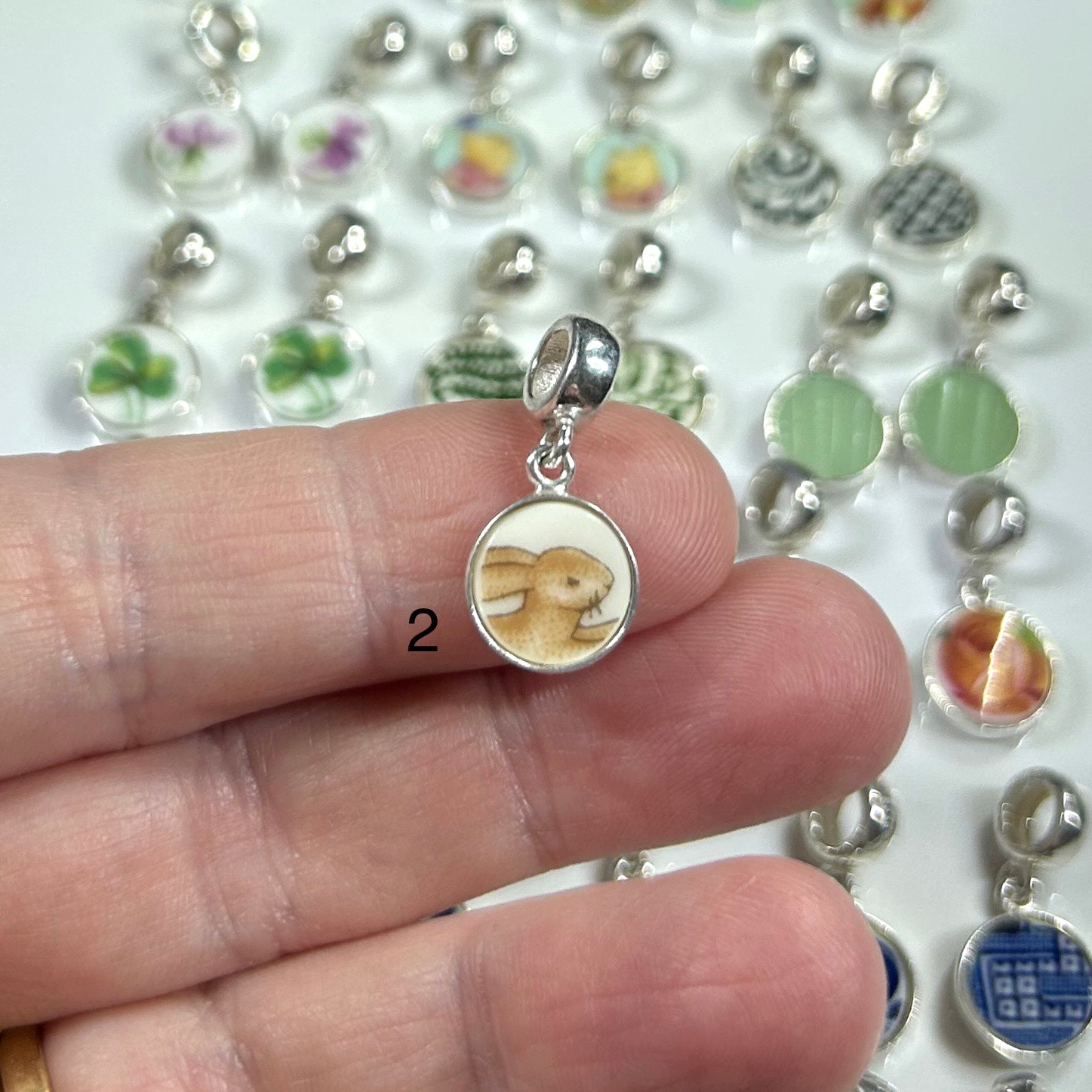 Sterling Silver Charms For Bracelets M
