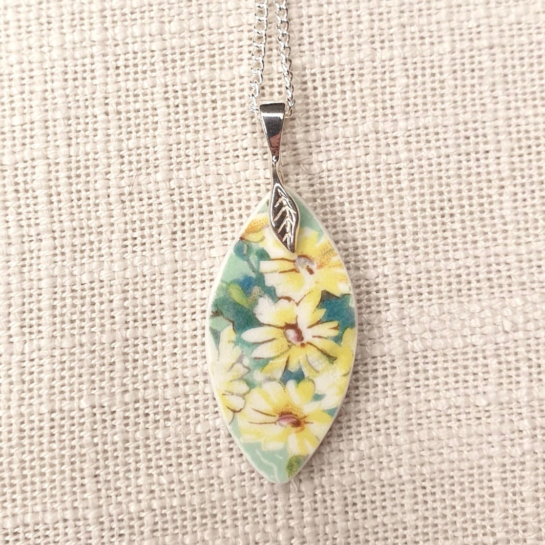 1935-45 Sterling Silver Shelley ‘Melody’ Pendant Necklace