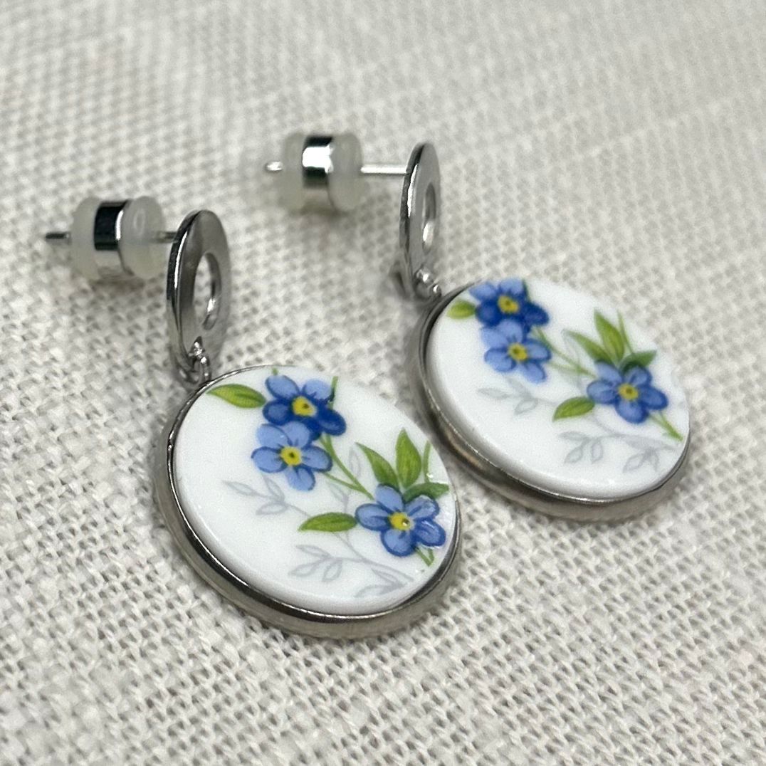 1950’s Queen Anne ‘Sonata’ Stud Dangly Earrings SM