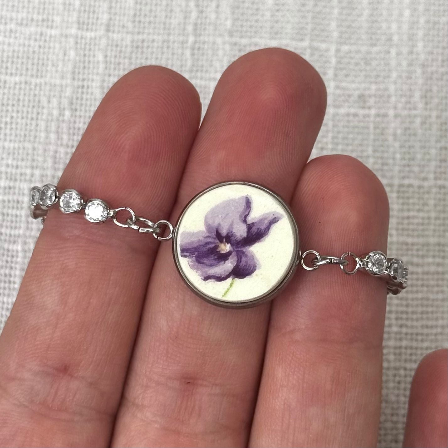 1940’s Swann Pottery Adjustable Bracelet P