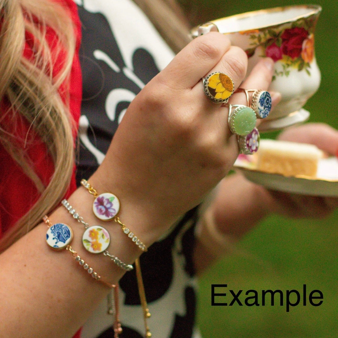 2000s Poppy Adjustable Bracelet