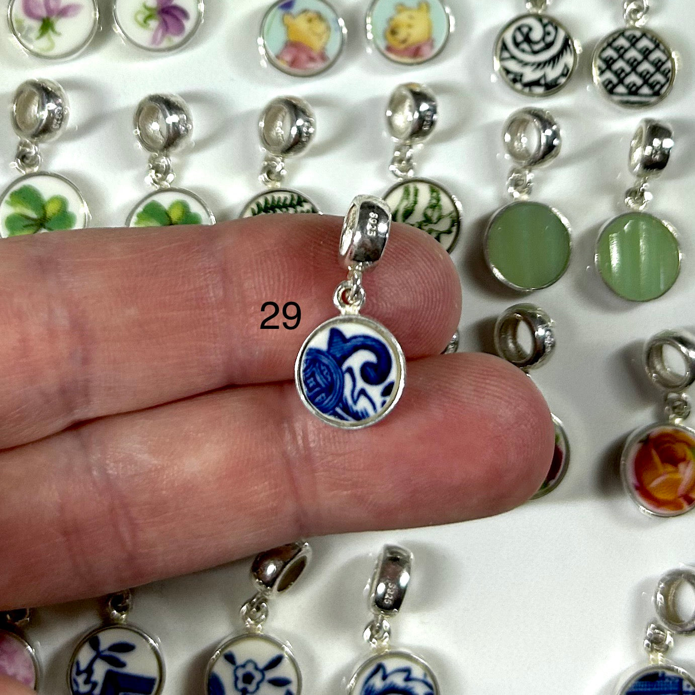 Sterling Silver Charms For Bracelets M