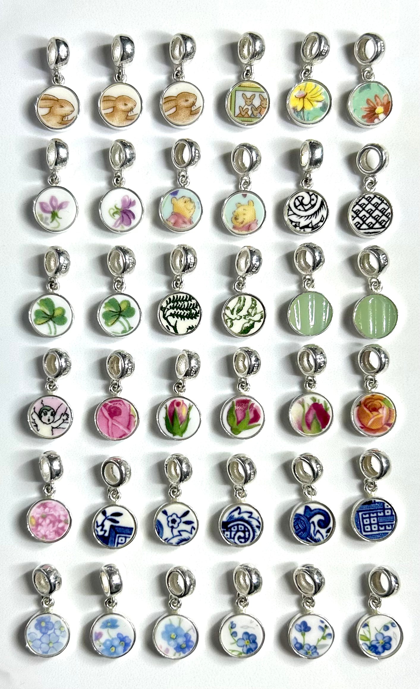 Sterling Silver Charms For Bracelets M