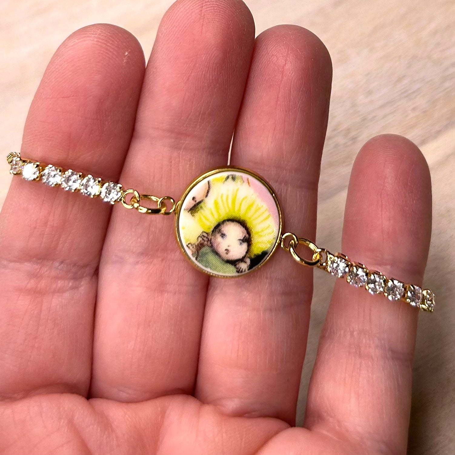 May Gibbs CZ Bracelet M