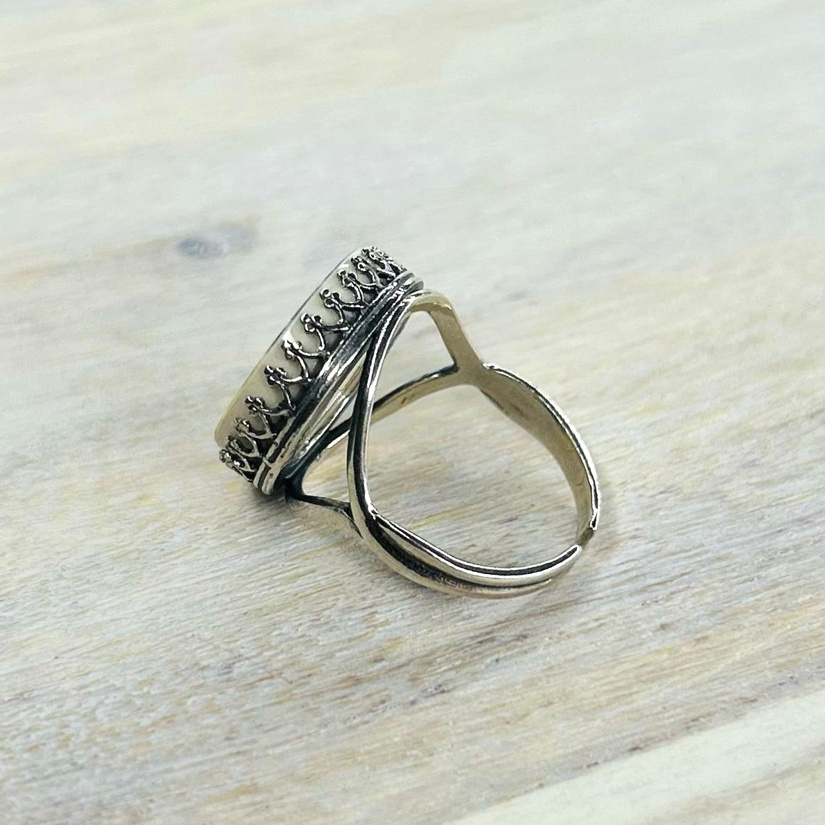1980’s Sterling Silver Churchill ‘Midnight Willow’ Ring