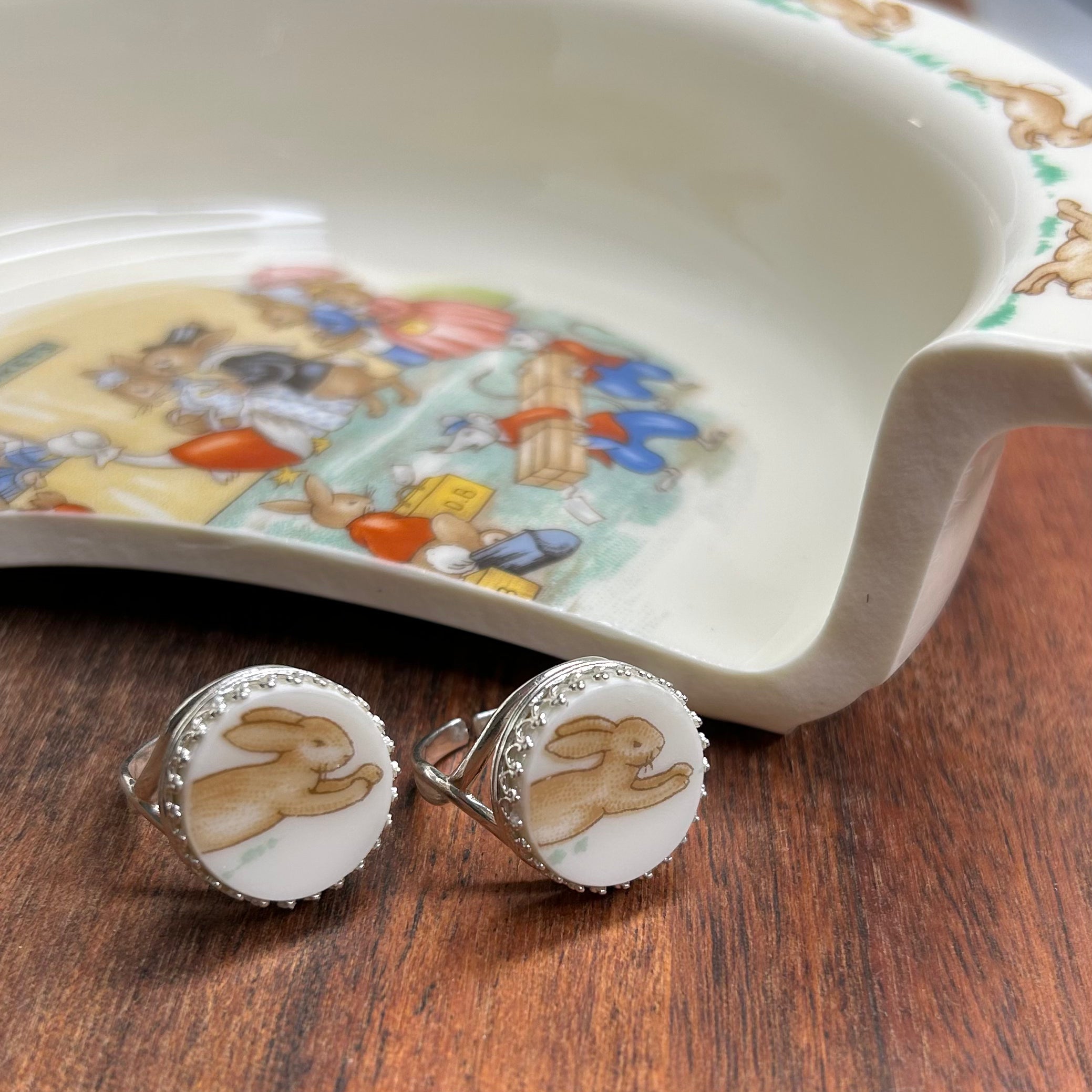 1970’s Sterling Silver Royal Doulton ‘Bunnykins’ Ring