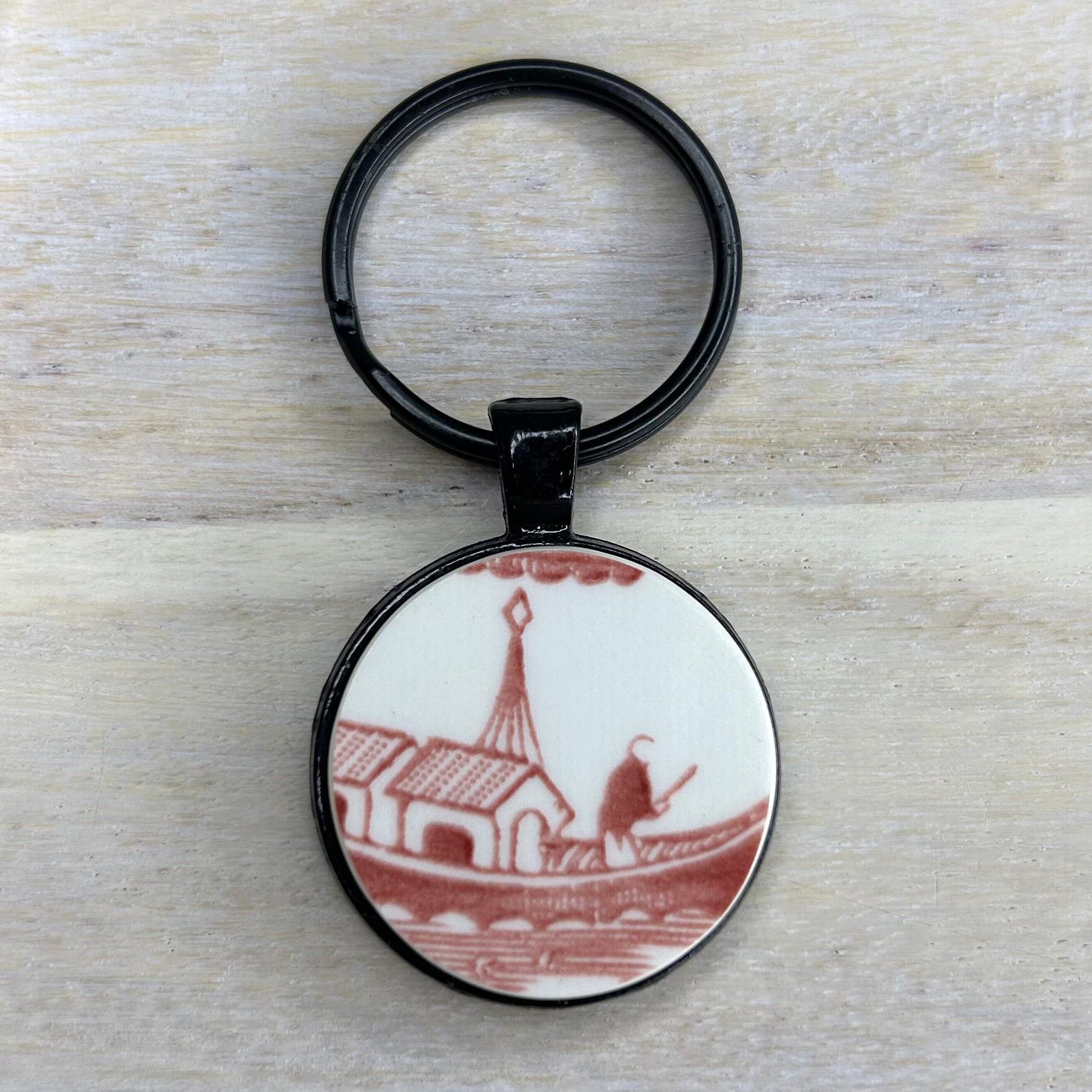 1990’s Churchill Pink Willow Key Ring Keychain