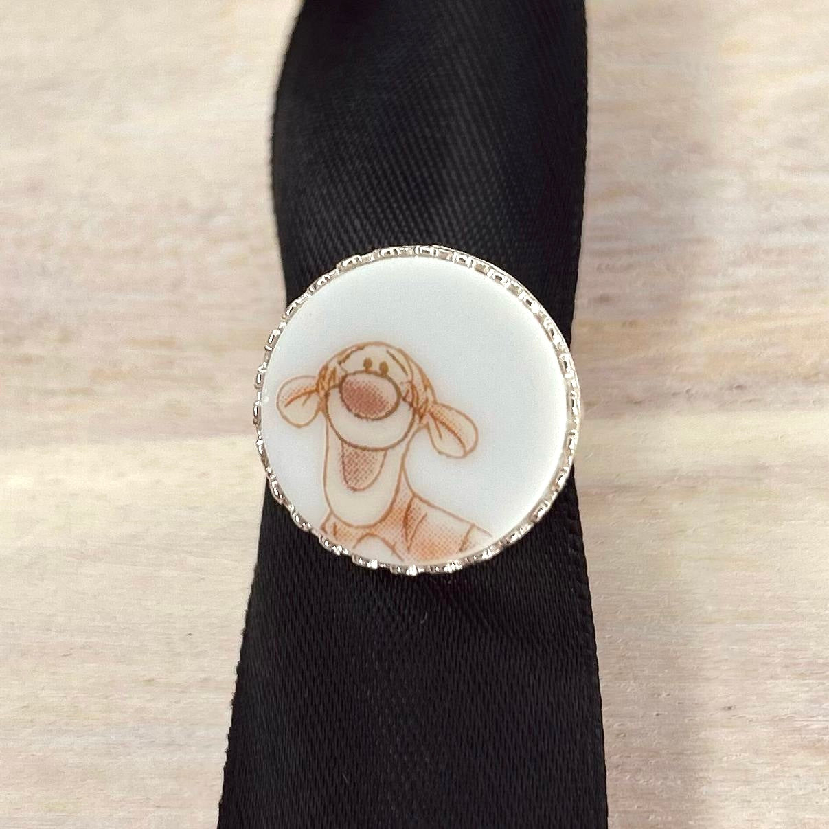 Sterling Silver Tigger Ring M