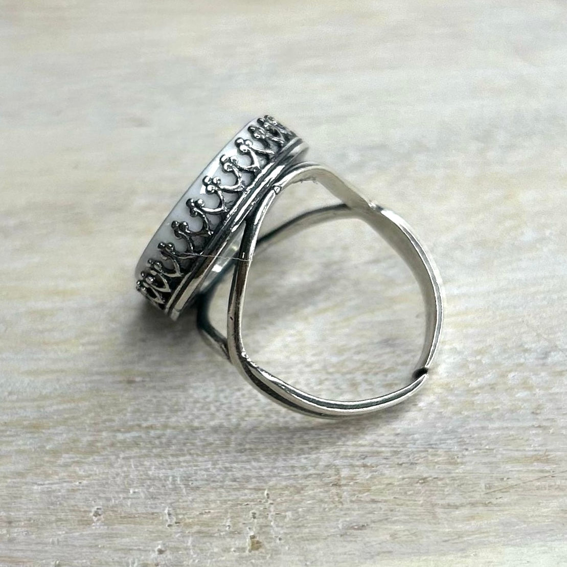 1950’s Sterling Silver Queen Anne ‘Sonata’ Ring