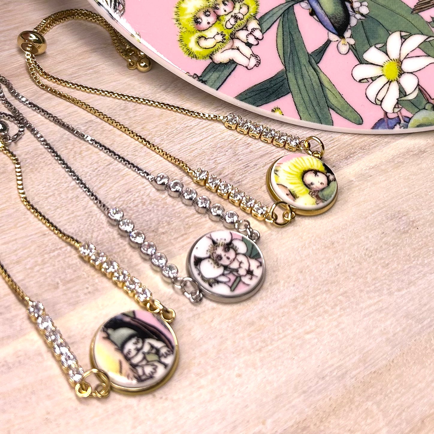 May Gibbs CZ Bracelet M