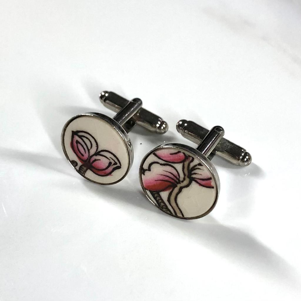 1940’s Alfred Meakin ‘Indian Tree’ Cufflinks