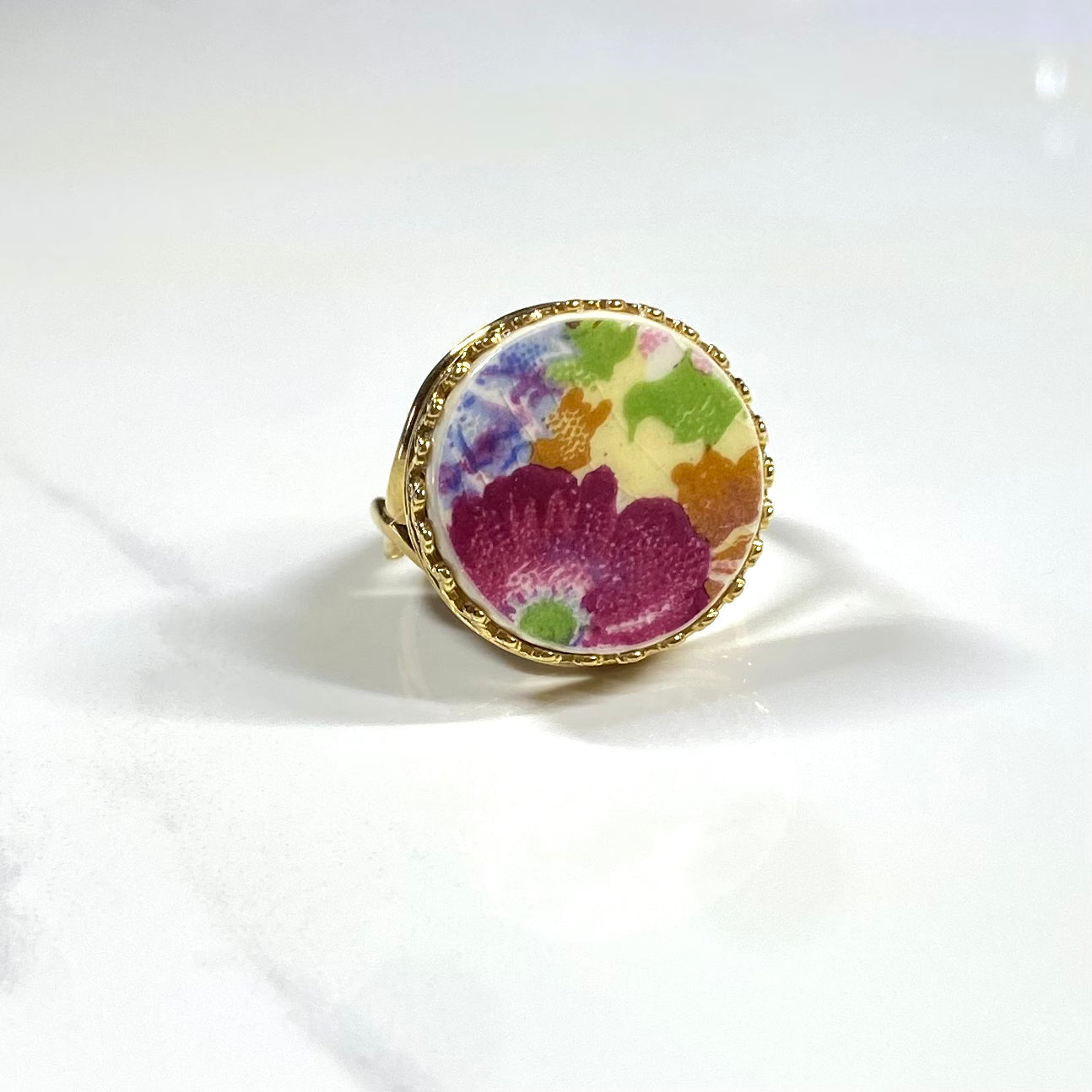 1937 Royal Winton ‘Royalty’ Sterling Silver Ring M