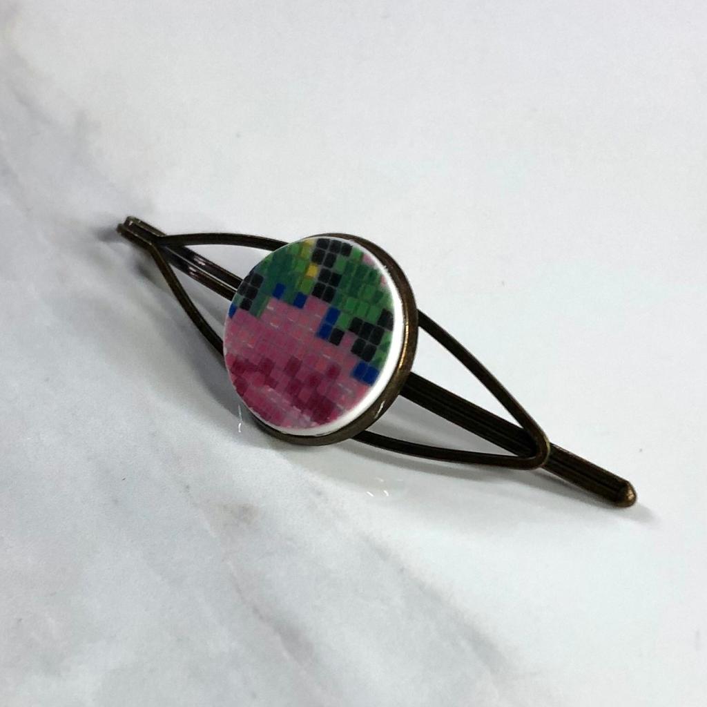 40% off! 1930’s Colclough Hair Slide Clip Antique Bronze