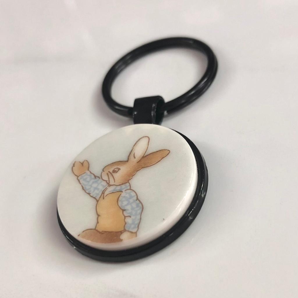 Bunnykins by Royal Doulton Keyring Black M