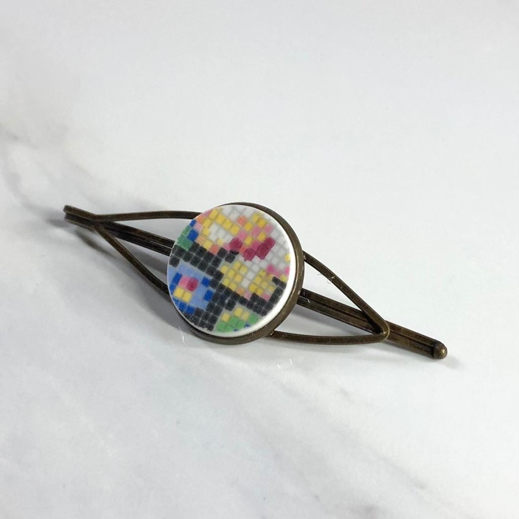 40% off! 1930’s Colclough Hair Slide Clip Antique Bronze