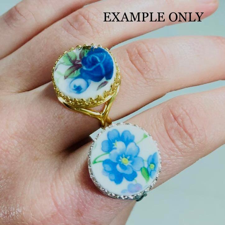 1937 Royal Winton ‘Royalty’ Sterling Silver Ring M