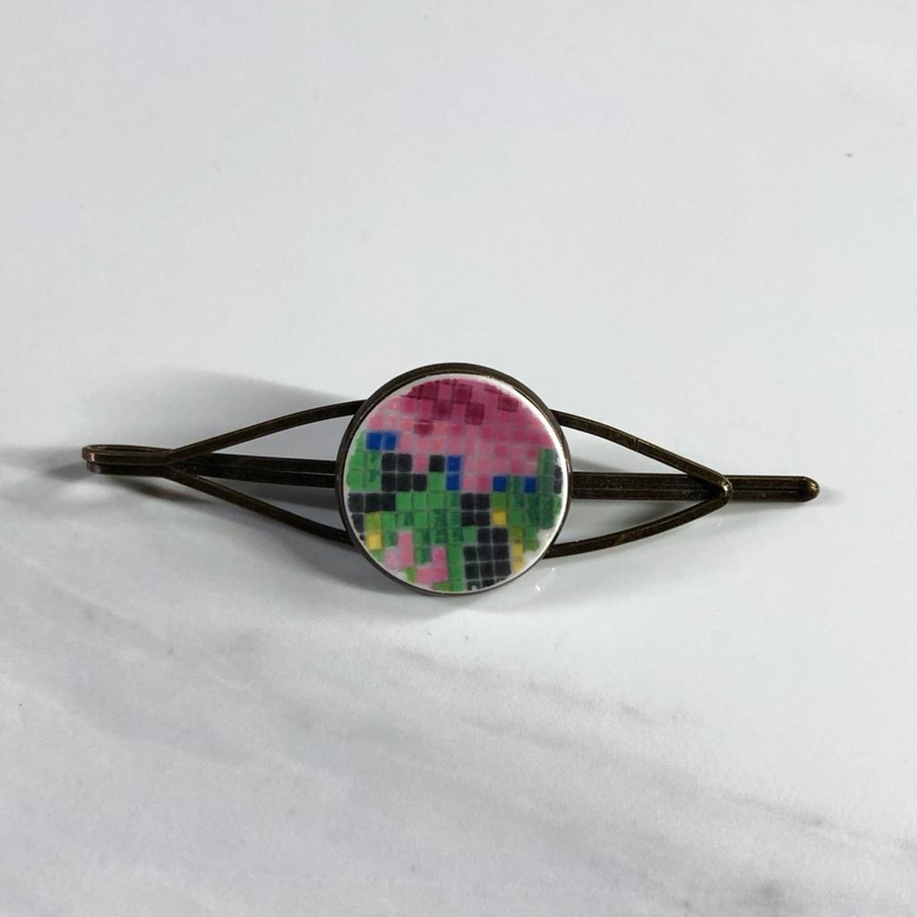 40% off! 1930’s Colclough Hair Slide Clip Antique Bronze