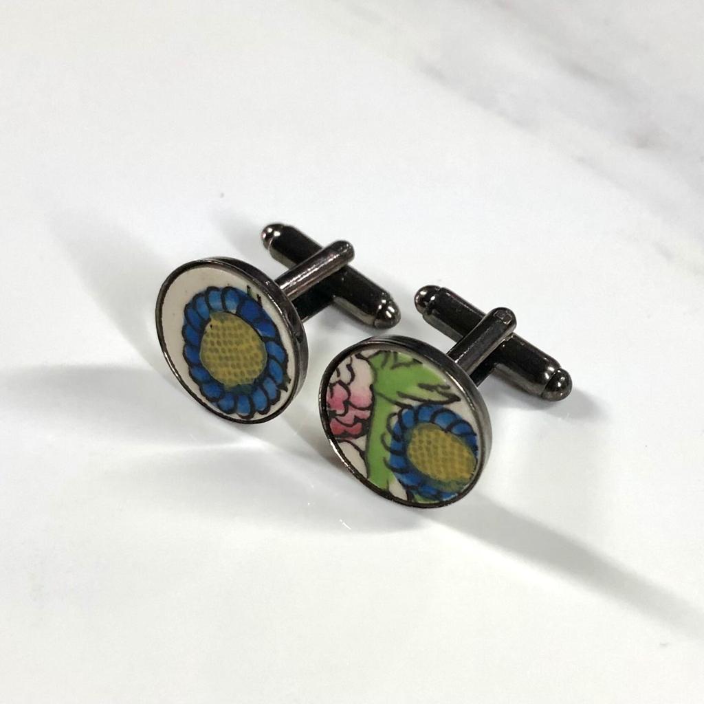 1940’s Alfred Meakin ‘Indian Tree’ Cufflinks