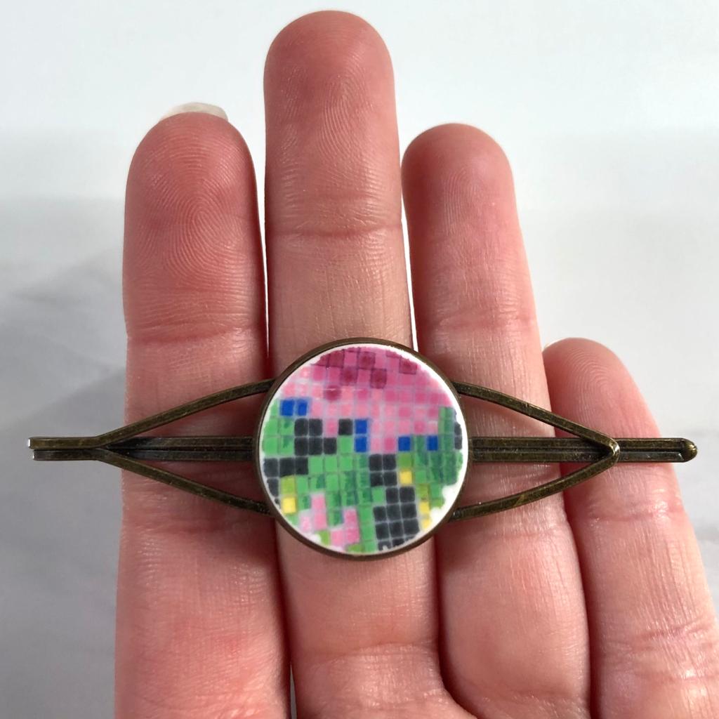 40% off! 1930’s Colclough Hair Slide Clip Antique Bronze