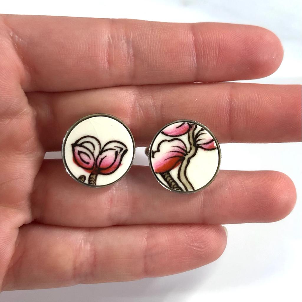 1940’s Alfred Meakin ‘Indian Tree’ Cufflinks