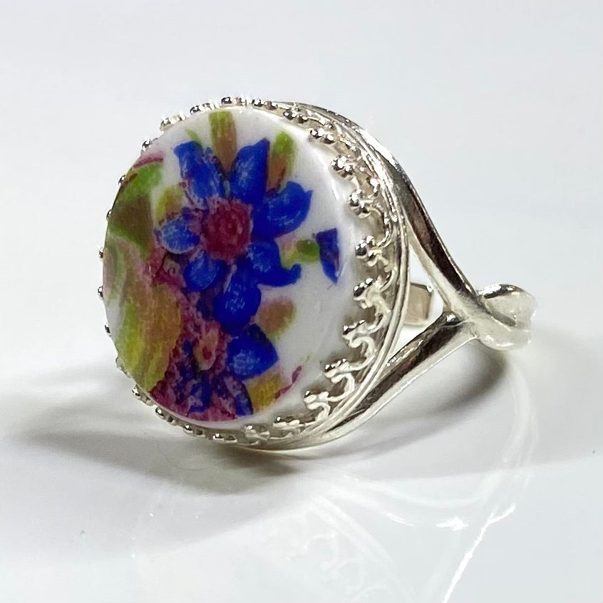 1950’s Roslyn China Sterling Silver Ring M